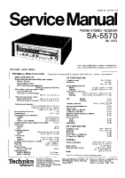 Technics - SA-5570 - Service manual 